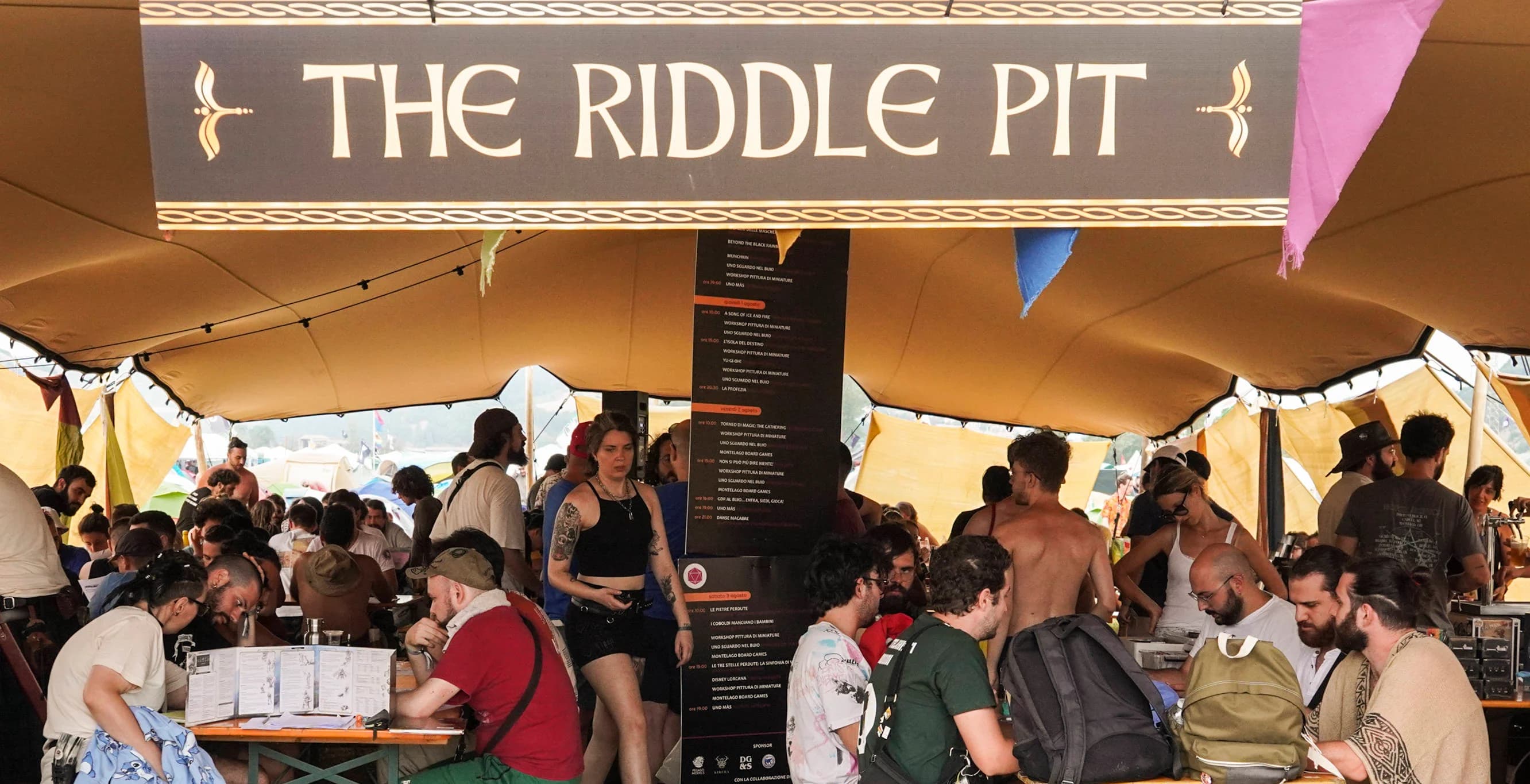 Tenda Giochi Riddle Pit a Montelago